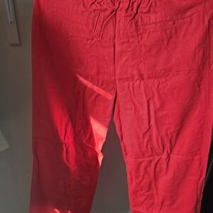 Old Navy Red Wide Leg Pants